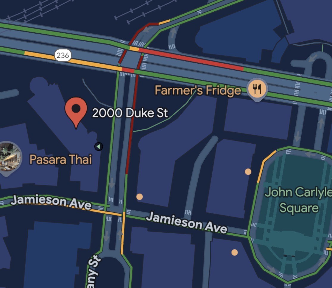 Google Maps view of SmartMove's office location in Alexandria, VA