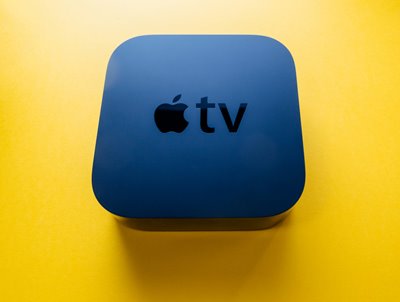 Image of Apple TV device where you can watch “See” TV series with Jason Momoa.