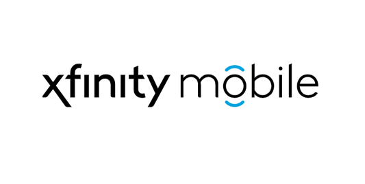 Navy blue Xfinity mobile logo